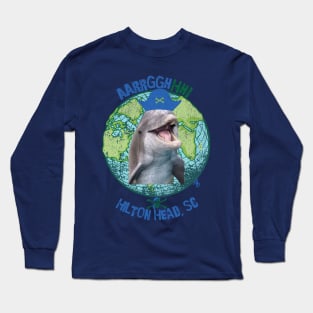 Hilton Head Island Dolphin Long Sleeve T-Shirt